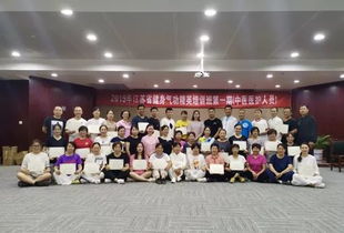 2019年江苏省首届中医医护人员健身气功培训班在扬中举办